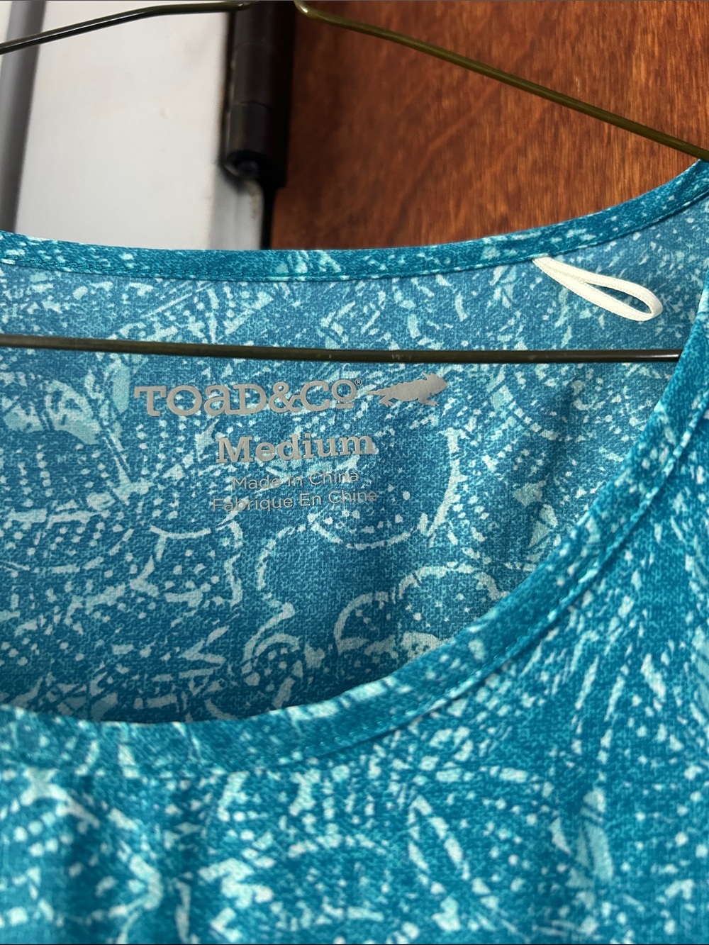 Toad&Co Teal Sleeveless Floral-Print Maxi Jumpsuit - Picture 2 of 4